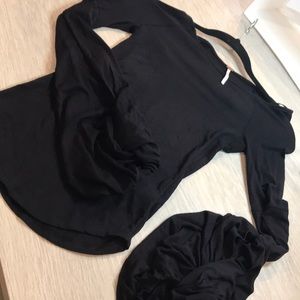 Free People black knit top